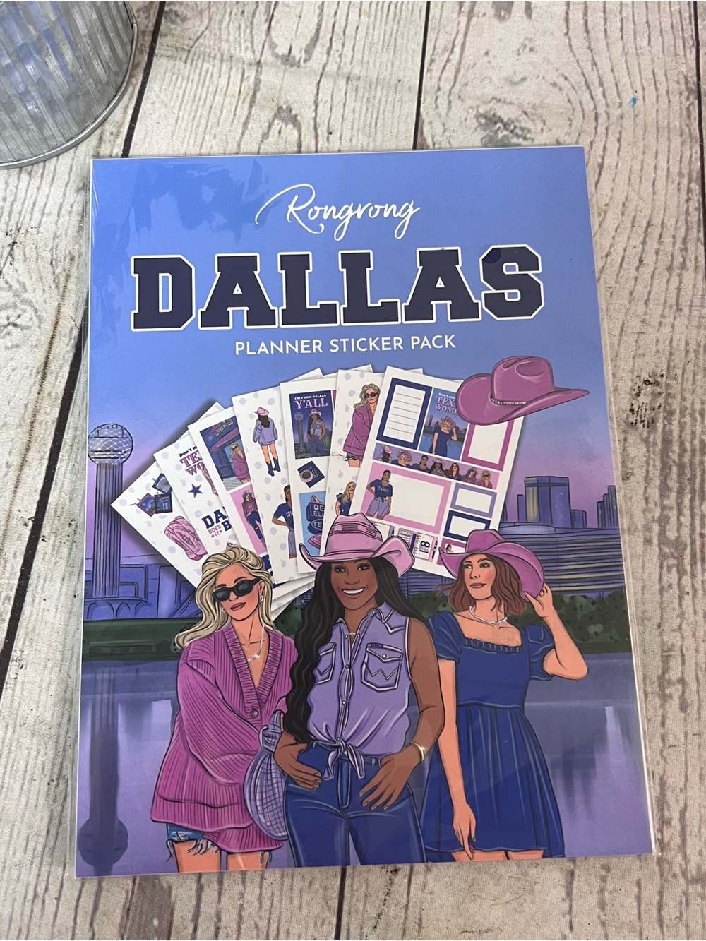 Rongrong DALLAS TX Planner Sticker Pack Texas Sealed New